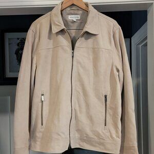 NWOT Nordstrom Men's Large Leather Jacket Tan $719